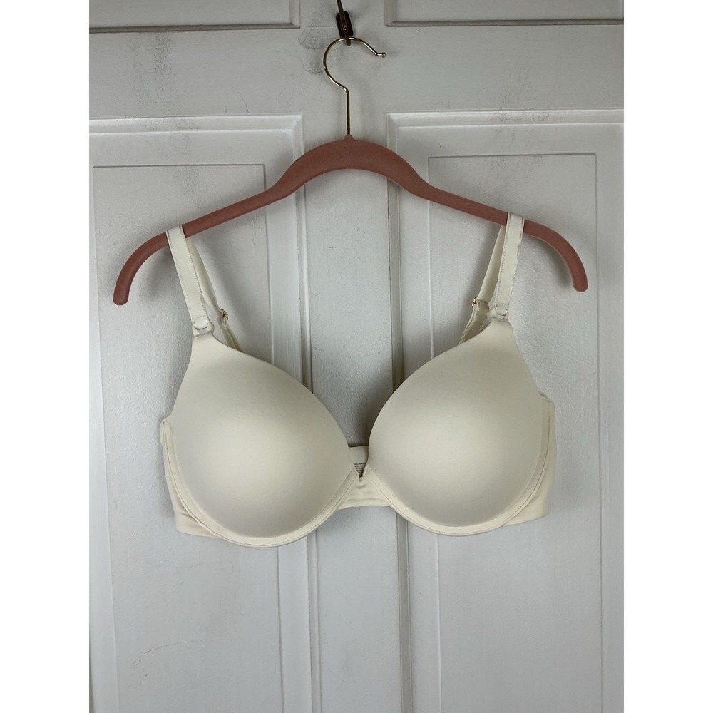Soma Embraceable Tailored Push Up 36DD Ivory Underwire multi way padded Bra